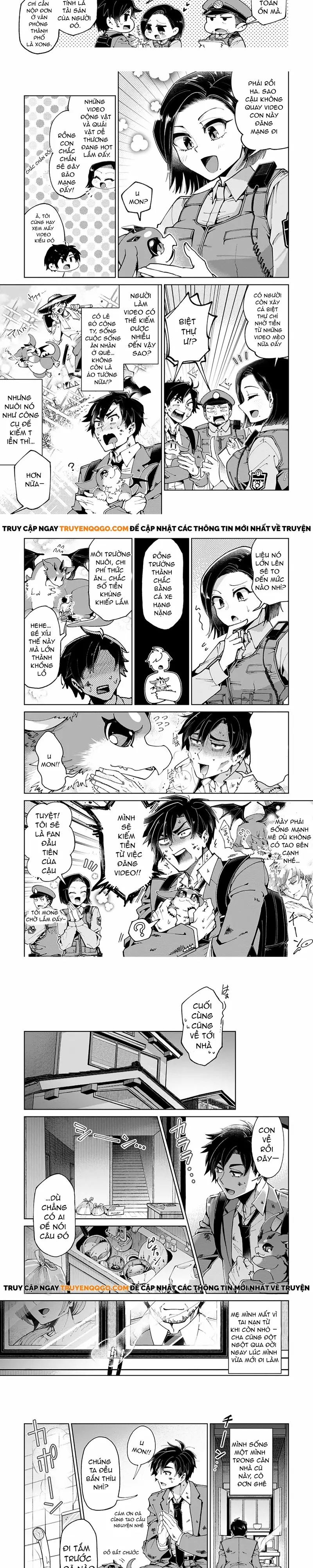 Shachiku No Ore, Dragon Ni Idakaretanode Pet Haishin Wo Hajimemasu Chibi Ko Dragon To Monster Bokujo Life: Chapter 1