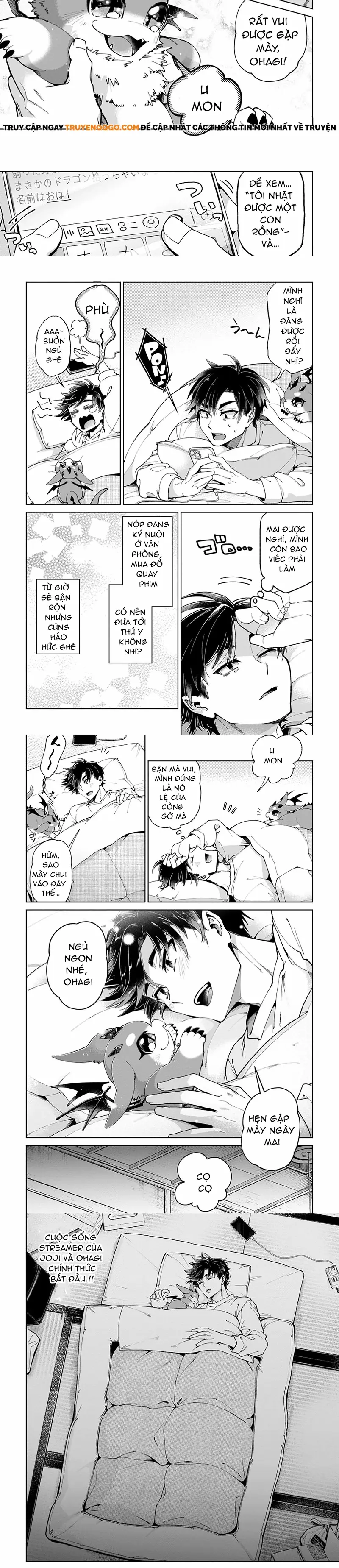 Shachiku No Ore, Dragon Ni Idakaretanode Pet Haishin Wo Hajimemasu Chibi Ko Dragon To Monster Bokujo Life: Chapter 1