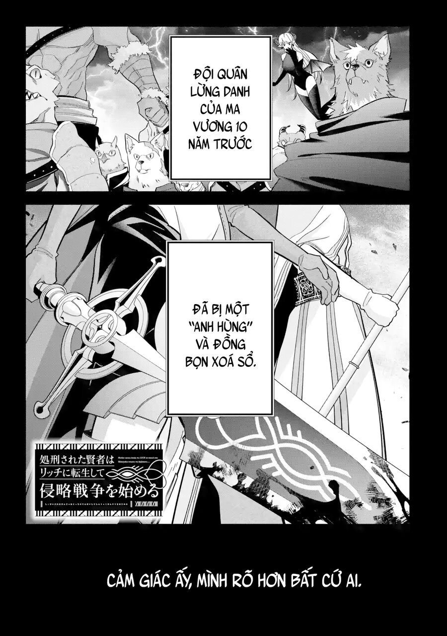 Shokei Sareta Kenja Wa Lich Ni Tensei Shite Shinryaku Sensou Wo Hajimaru: Chapter 46