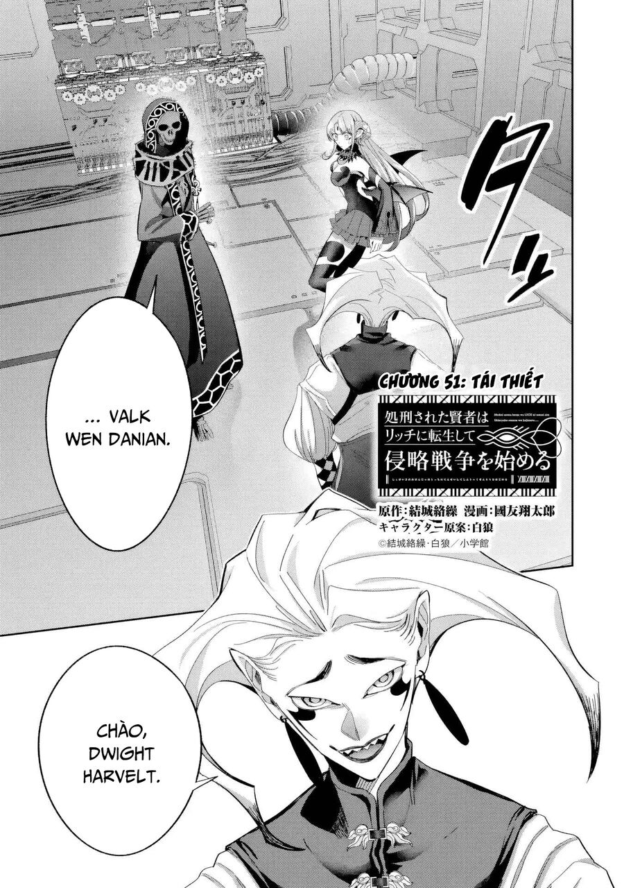 Shokei Sareta Kenja Wa Lich Ni Tensei Shite Shinryaku Sensou Wo Hajimaru: Chapter 51