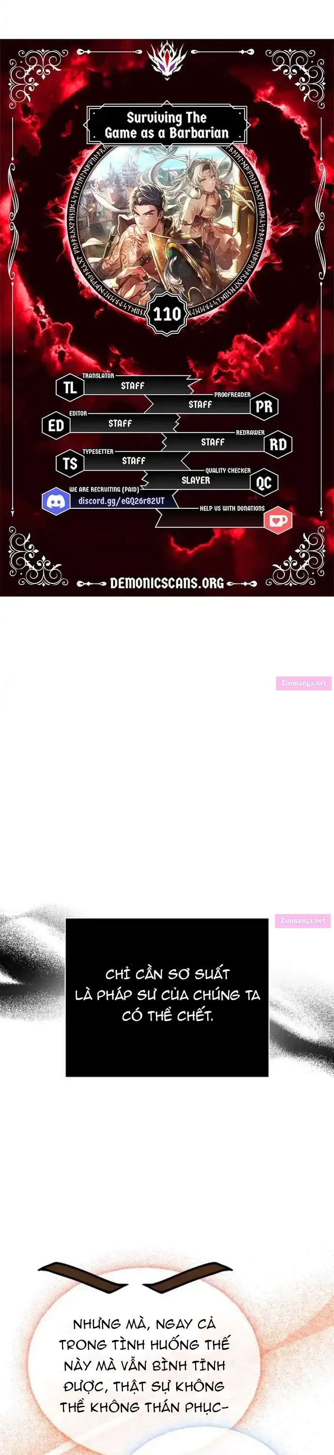 Sống Sót Trong Trò Chơi Với Tư Cách Là Một Cuồng Nhân: Chapter 110