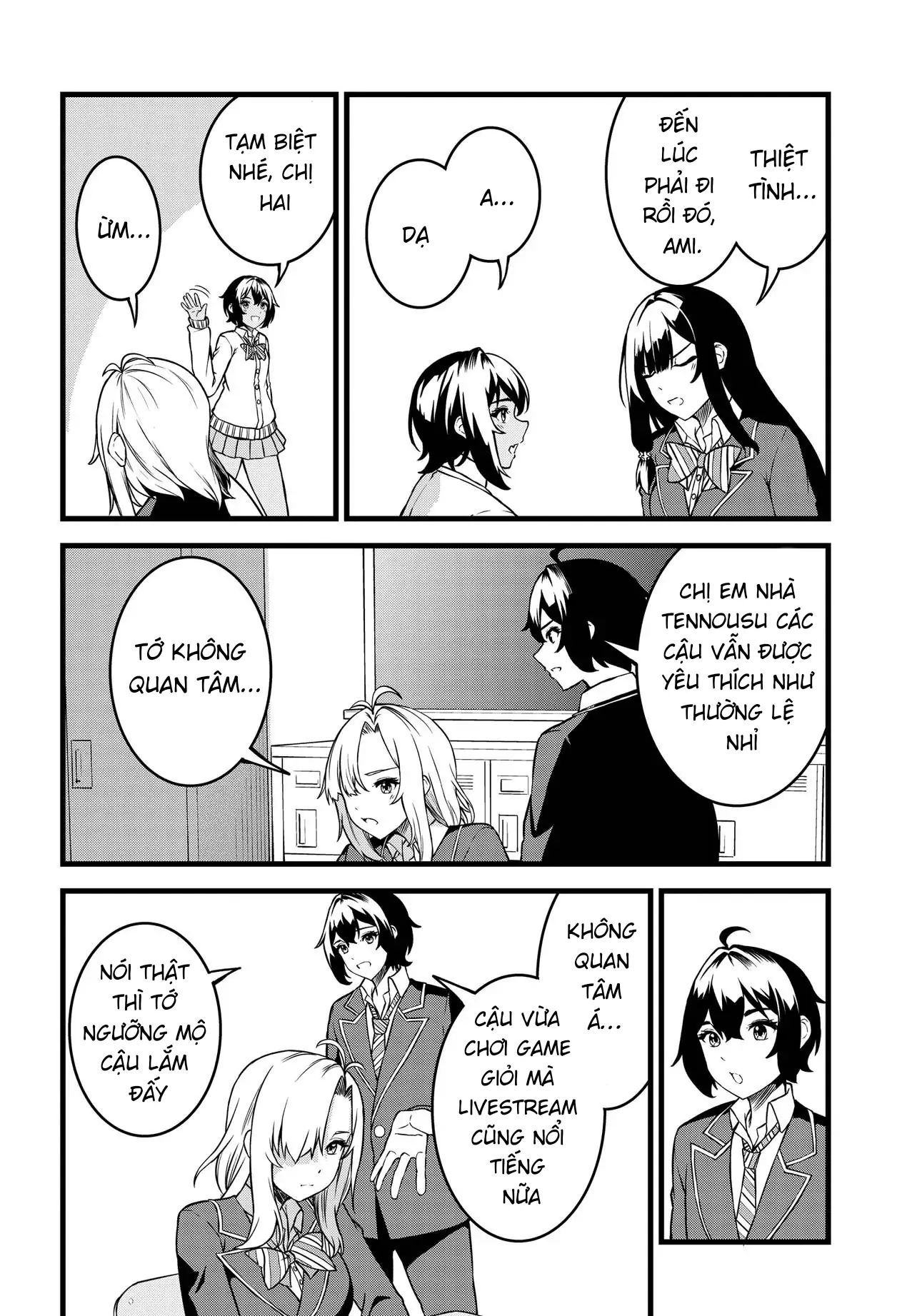 Tensai Bishoujo Sanshimai Wa Isourou Ni Dake Choro Kawaii: Chapter 1