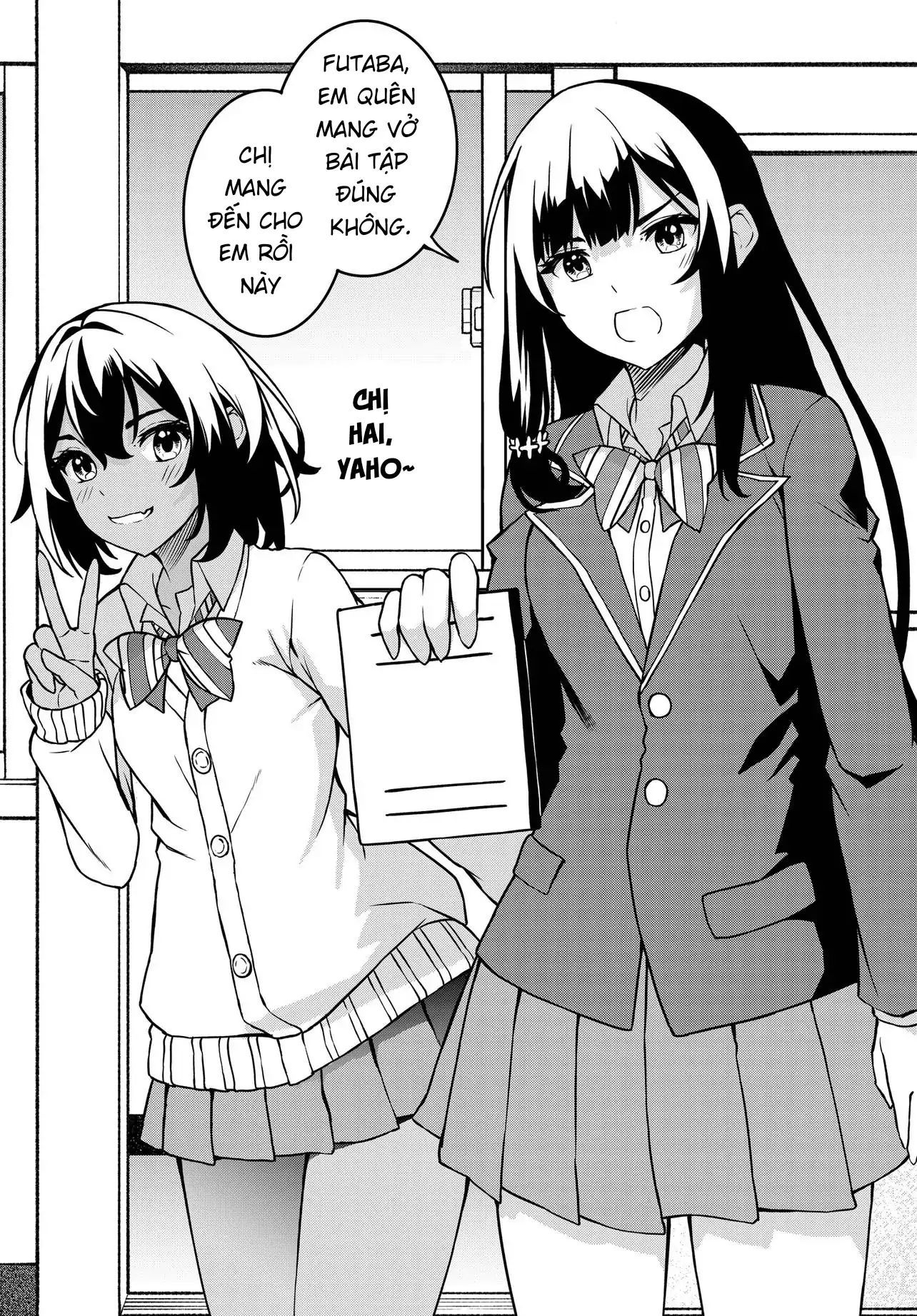 Tensai Bishoujo Sanshimai Wa Isourou Ni Dake Choro Kawaii: Chapter 1