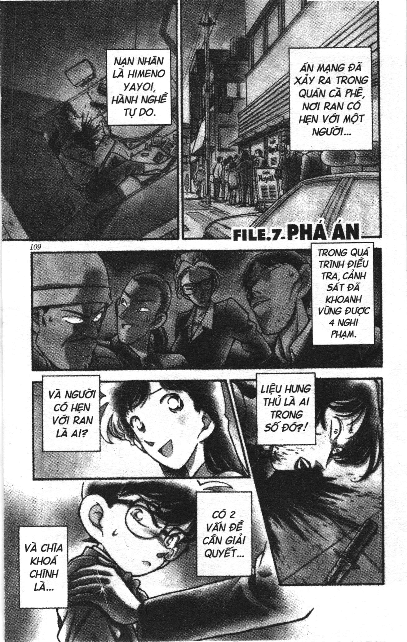 Thám tử lừng danh Conan Loạt truyện tranh: Chapter 114
