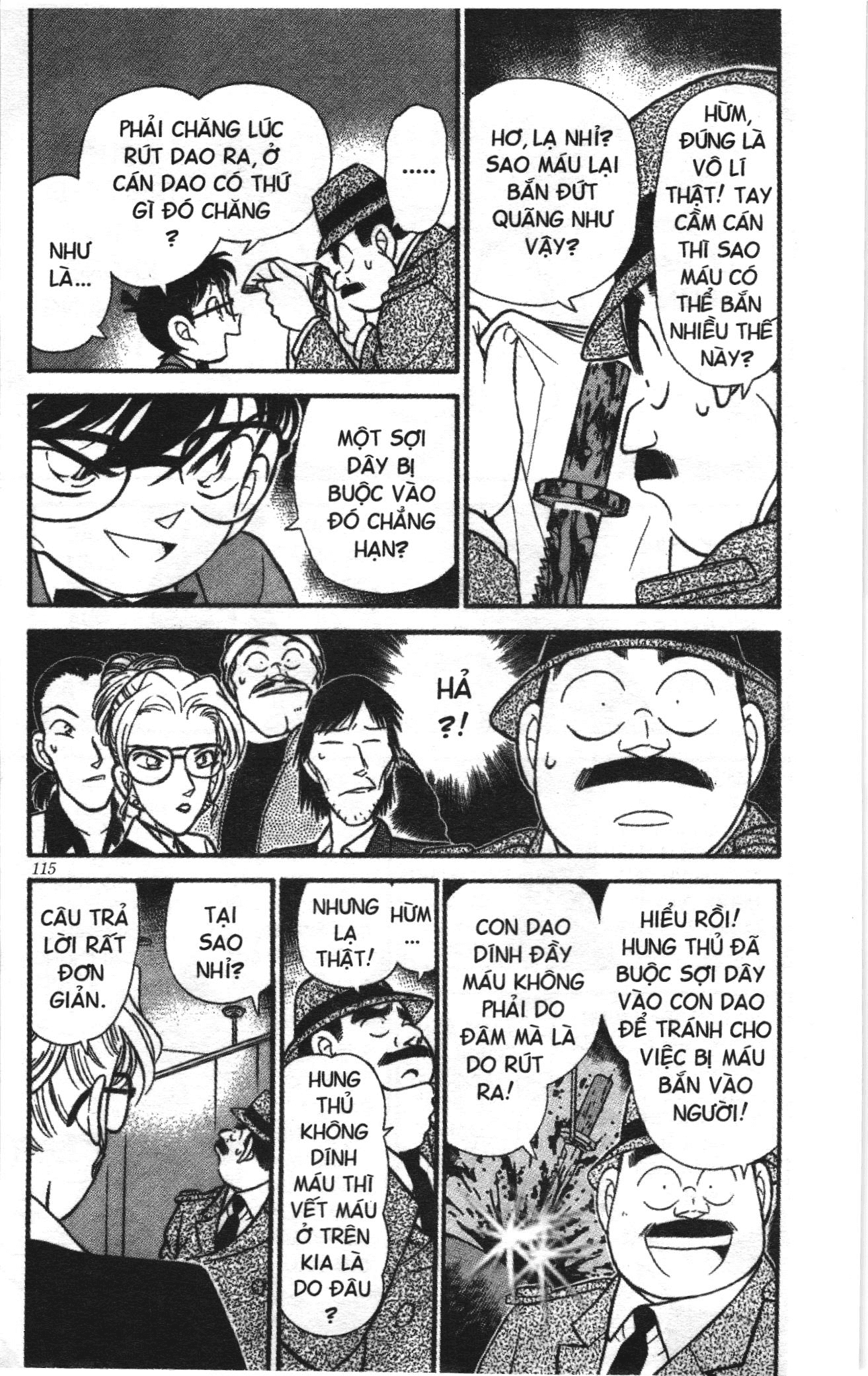 Thám tử lừng danh Conan Loạt truyện tranh: Chapter 115