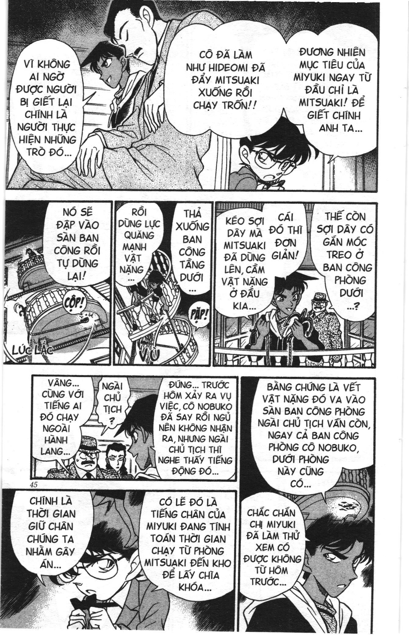Thám tử lừng danh Conan Loạt truyện tranh: Chapter 161