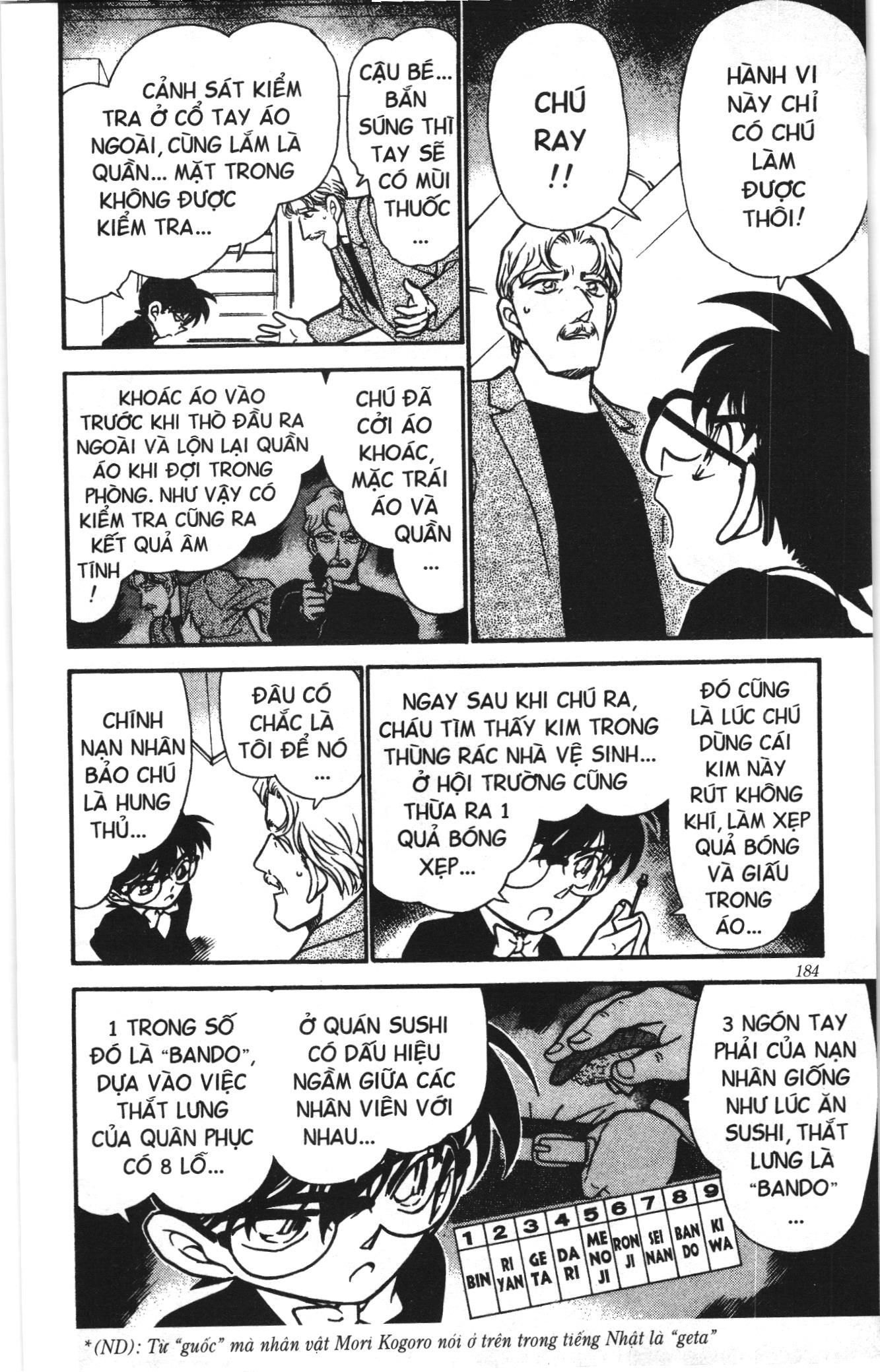 Thám tử lừng danh Conan Loạt truyện tranh: Chapter 305