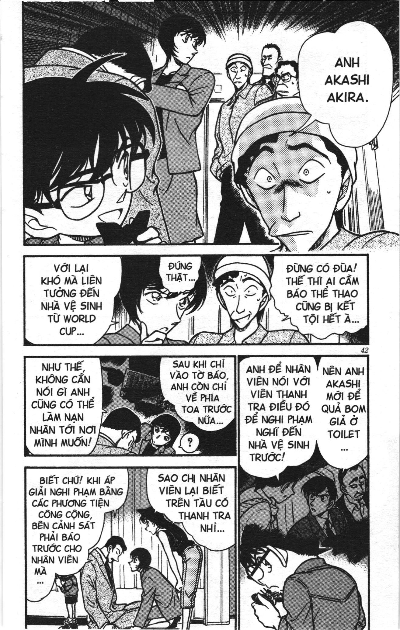 Thám tử lừng danh Conan Loạt truyện tranh: Chapter 308