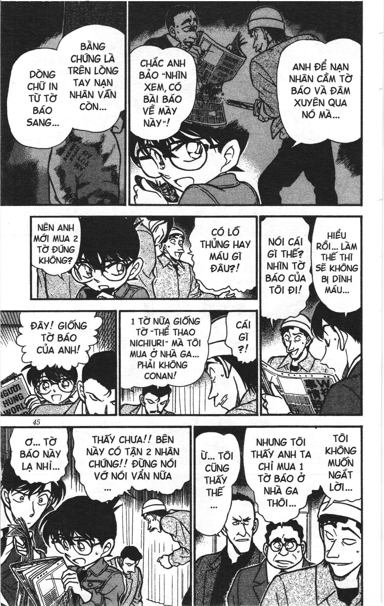 Thám tử lừng danh Conan Loạt truyện tranh: Chapter 308