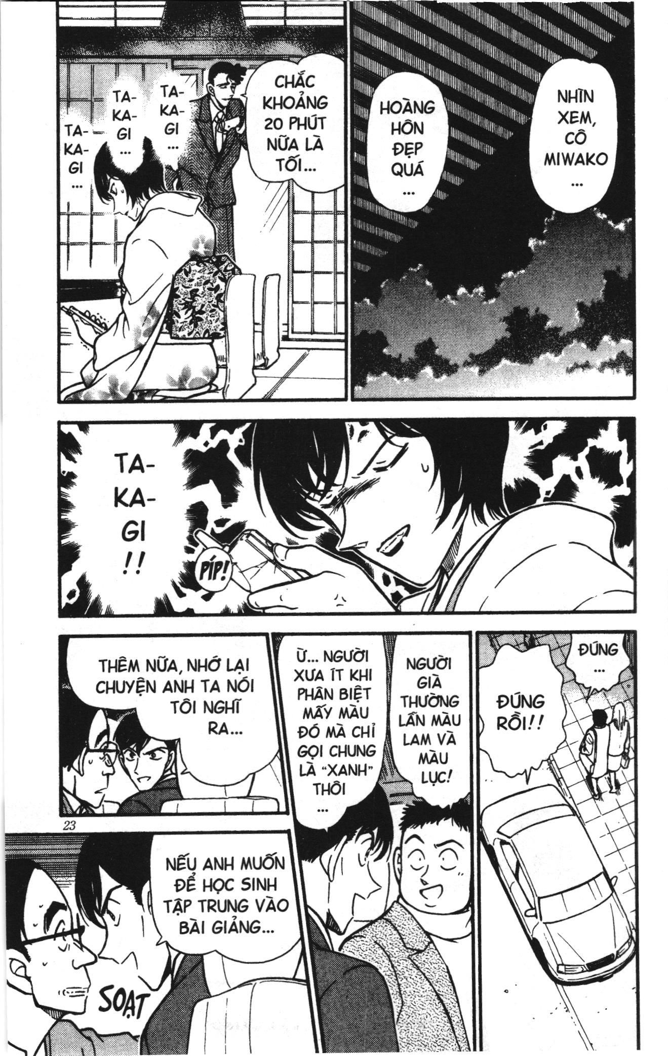 Thám tử lừng danh Conan Loạt truyện tranh: Chapter 340