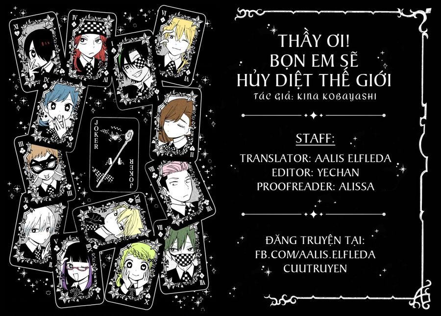 Thầy Ơi! Bọn Em Sẽ Hủy Diệt Thế Giới: Chapter 9