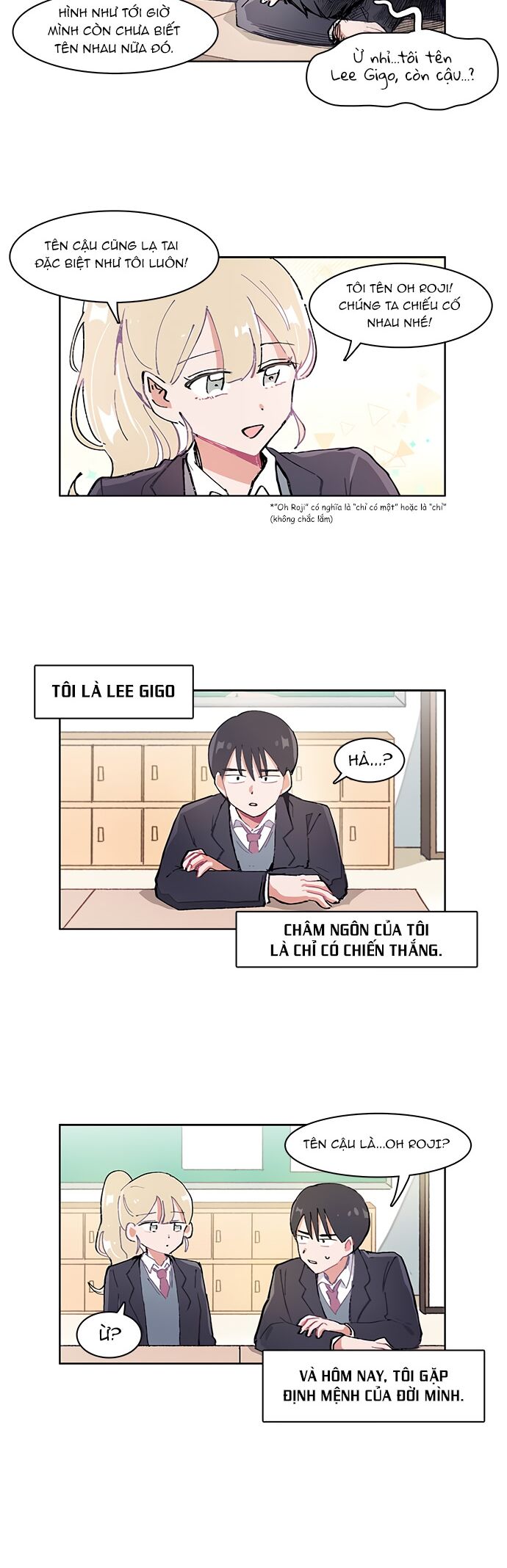 Tớ Chỉ Muốn Đánh Bại Cậu: Chapter 1