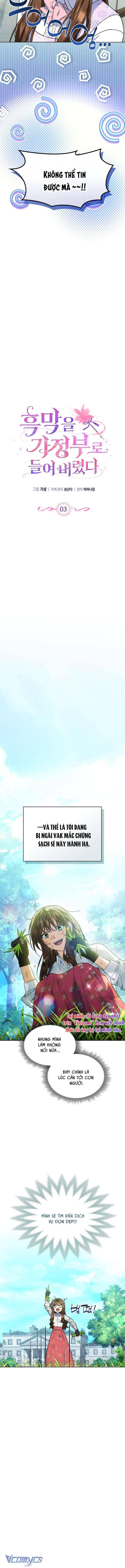 Tôi Đã Đưa Phản Diện Vào Làm Người Giúp Việc: Chapter 3