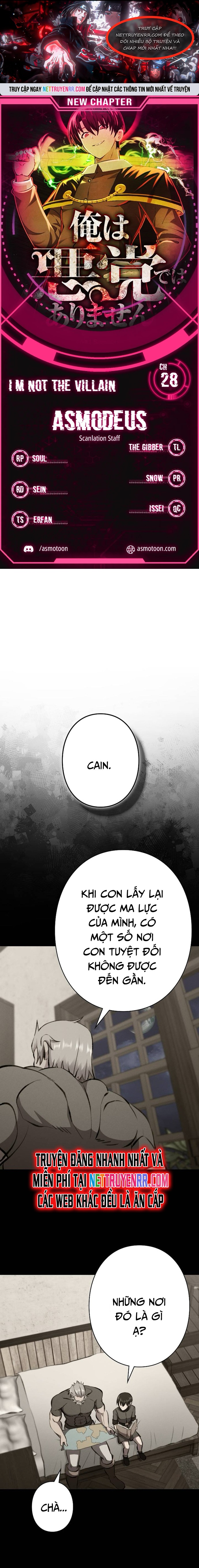 Tôi Không Phải Là Kẻ Phản Diện: Chapter 28
