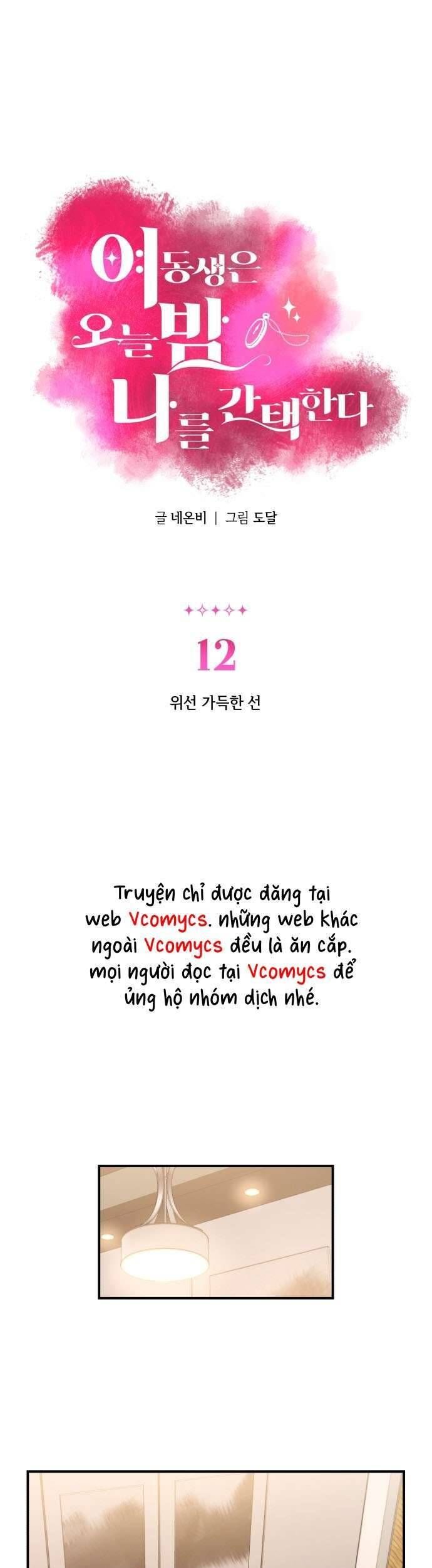 Tối Nay Tôi Là Người Được Cô Ấy Chọn: Chapter 12