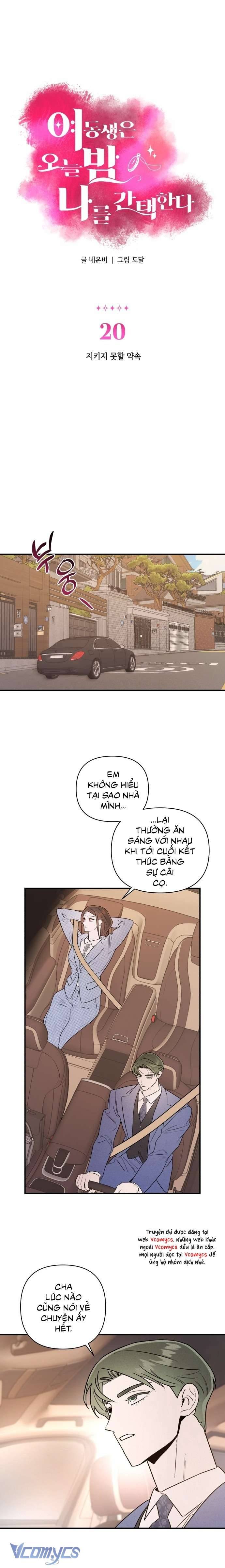 Tối Nay Tôi Là Người Được Cô Ấy Chọn: Chapter 20