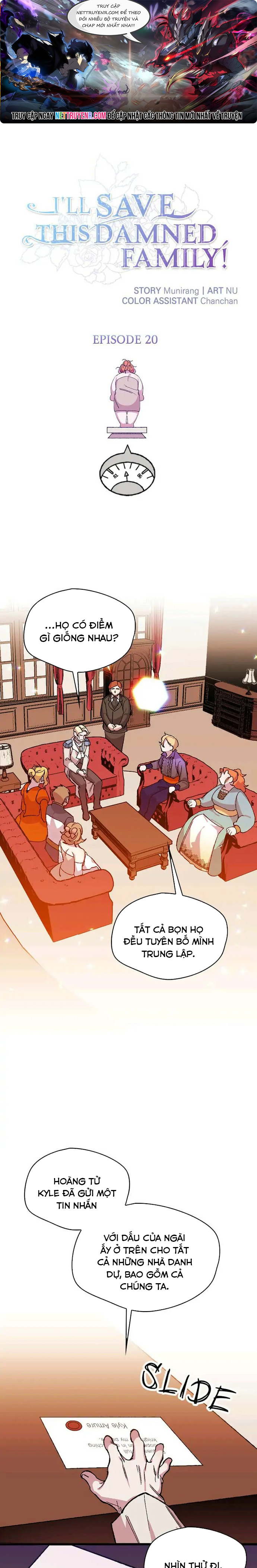 Tôi Sẽ Cứu Lấy Gia Tộc Sắp Sụp Đổ: Chapter 20