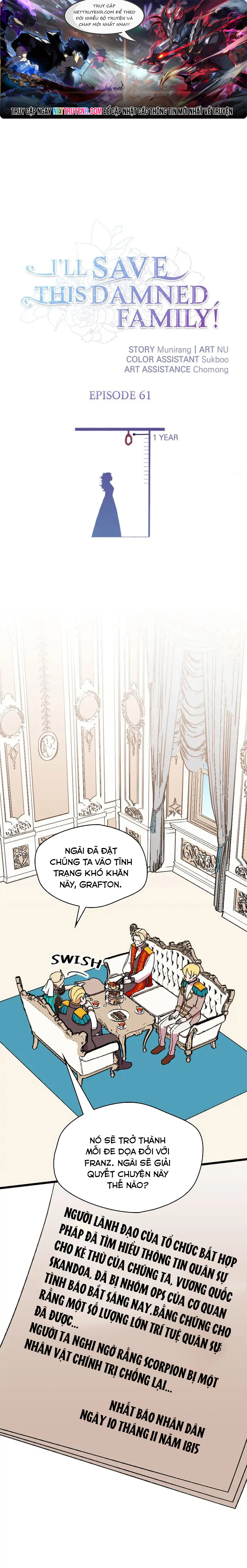 Tôi Sẽ Cứu Lấy Gia Tộc Sắp Sụp Đổ: Chapter 61
