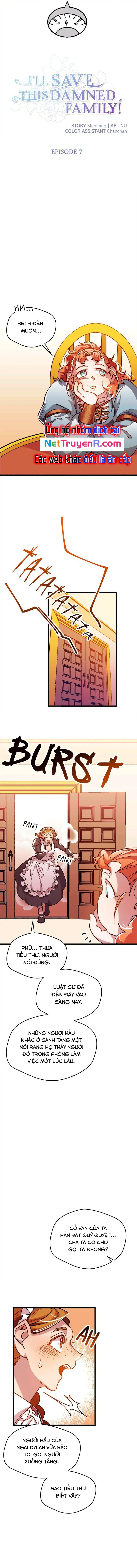 Tôi Sẽ Cứu Lấy Gia Tộc Sắp Sụp Đổ: Chapter 7