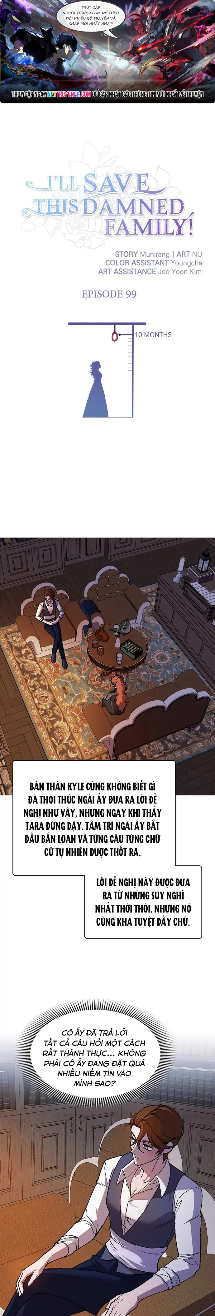 Tôi Sẽ Cứu Lấy Gia Tộc Sắp Sụp Đổ: Chapter 99