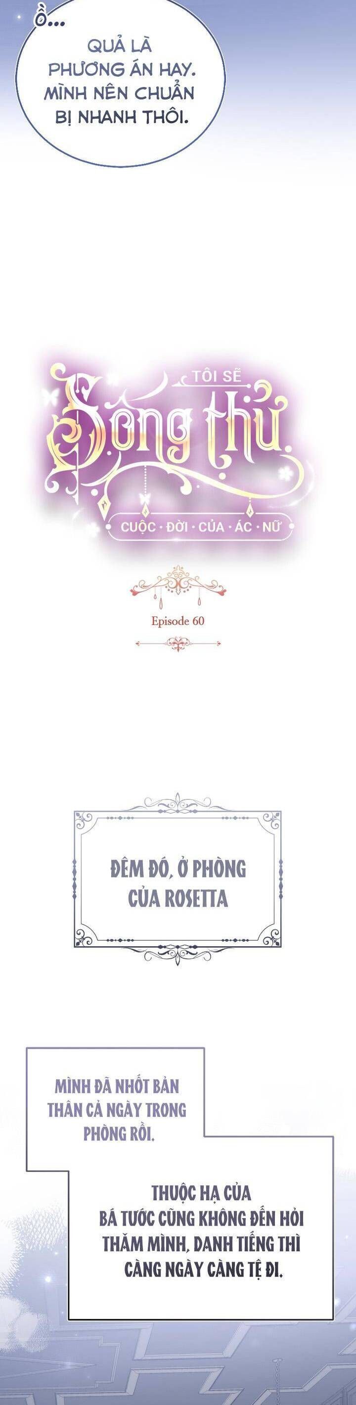Tôi Sẽ Sống Thử Cuộc Đời Của Ác Nữ: Chapter 60