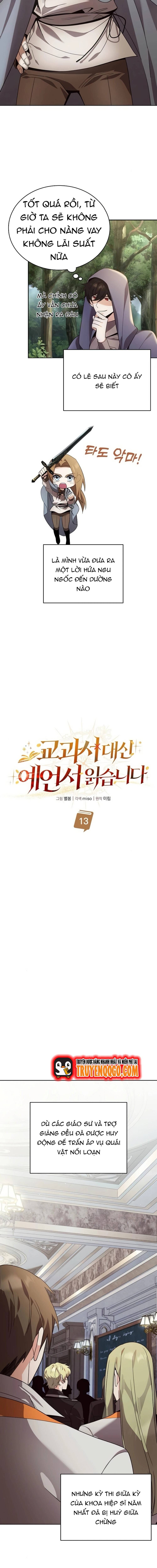 Trở Thành Thiên Tài Tiên Tri Của Học Viện: Chapter 13
