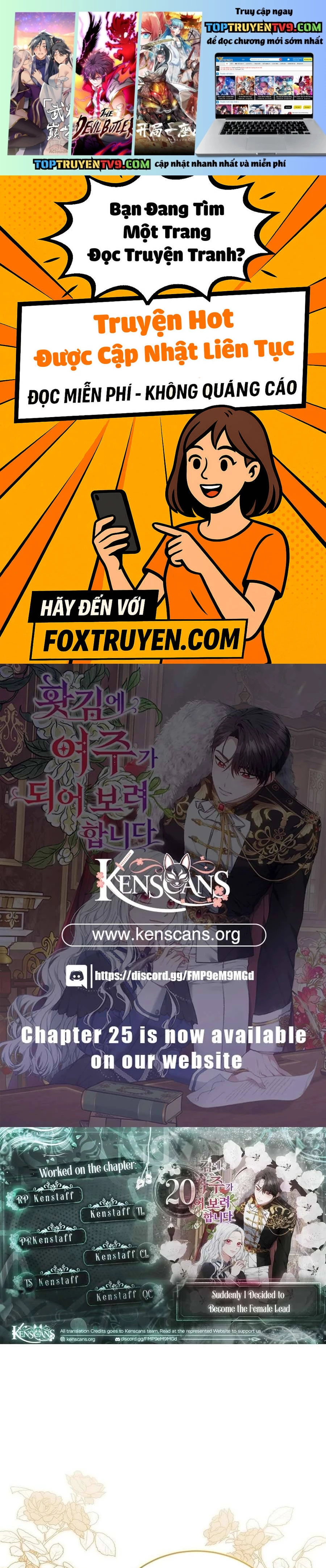 Trong Cơn Giận, Tôi Quyết Định Thử Làm Nữ Chính: Chapter 20