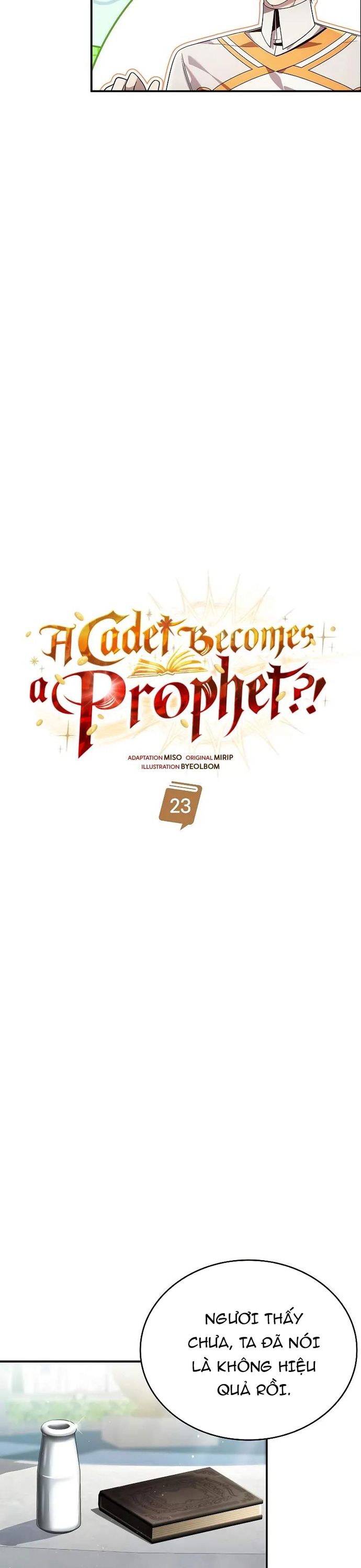 Từ Học Viên Tiểu Binh Trở Thành Tiên Tri?!: Chapter 23