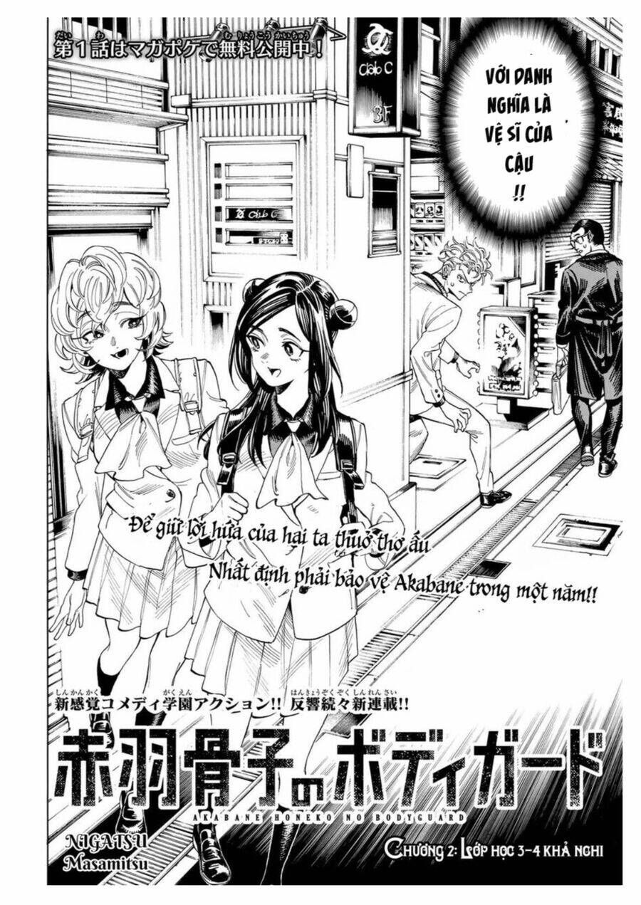 Vệ Sĩ Của Akabane Honeko: Chapter 2.1