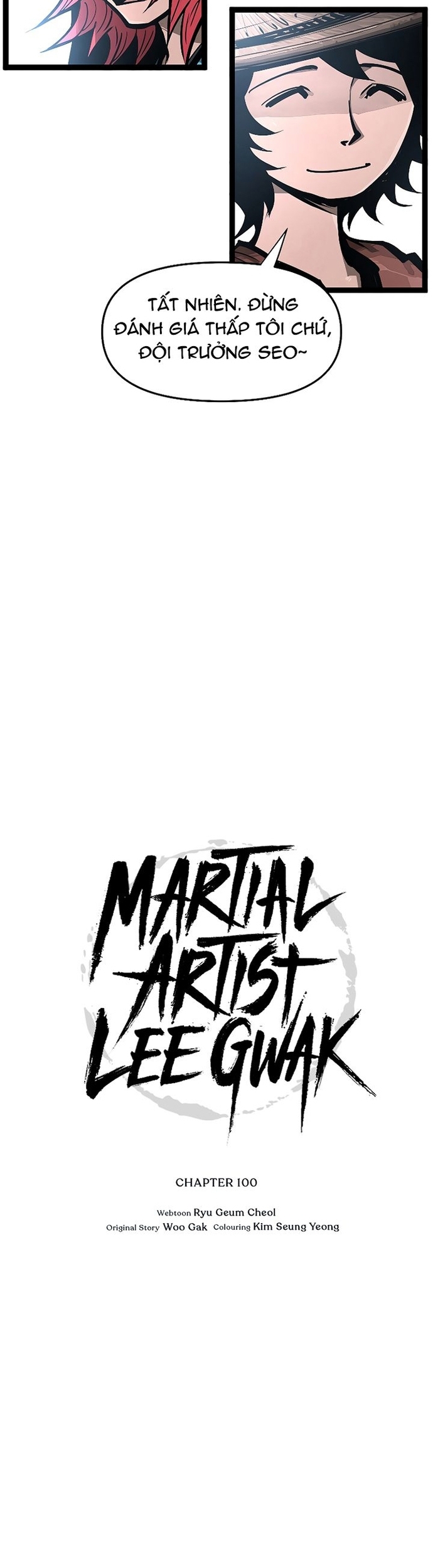 Võ Sĩ Lee Gwak: Chapter 100