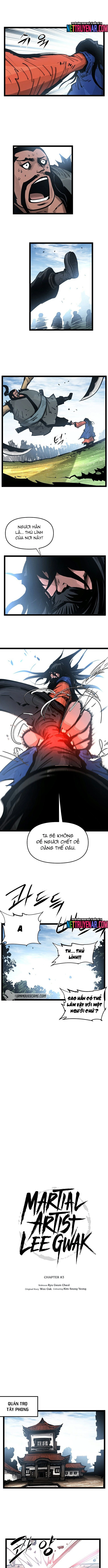 Võ Sĩ Lee Gwak: Chapter 83