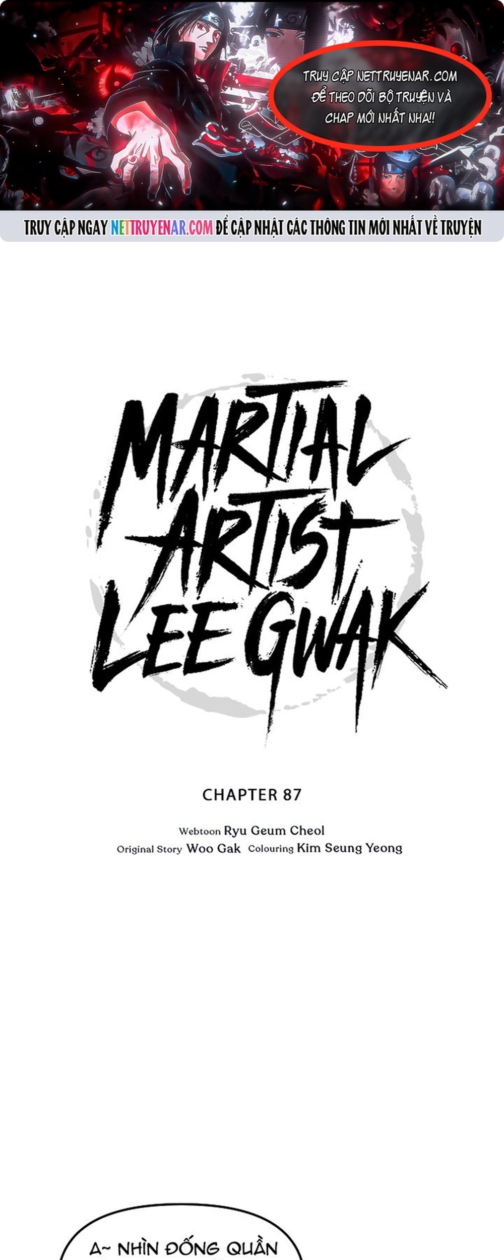 Võ Sĩ Lee Gwak: Chapter 87