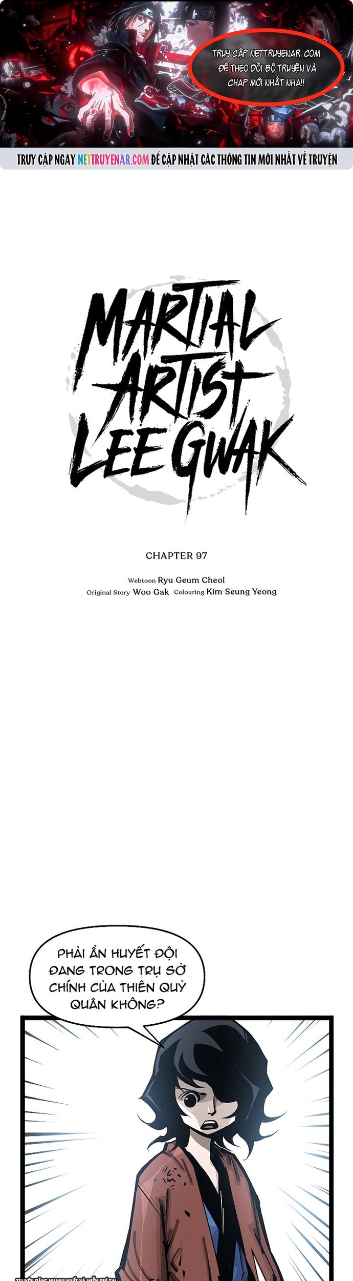 Võ Sĩ Lee Gwak: Chapter 97