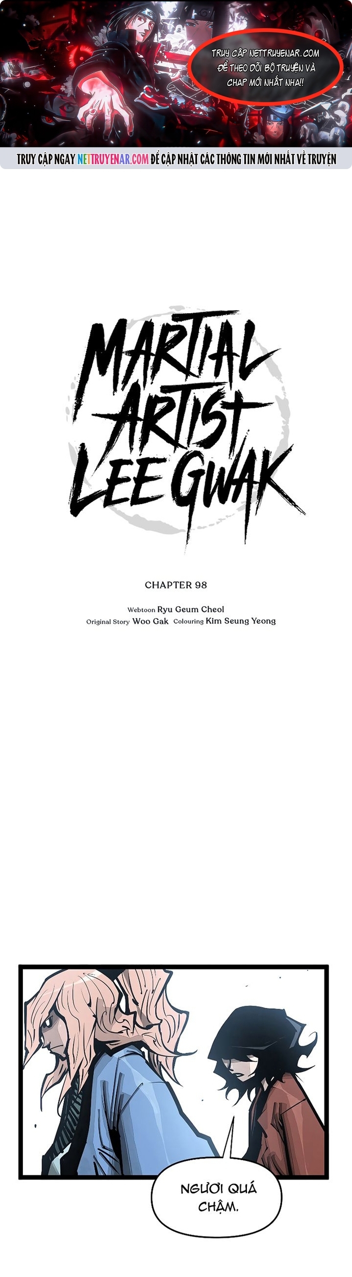 Võ Sĩ Lee Gwak: Chapter 98
