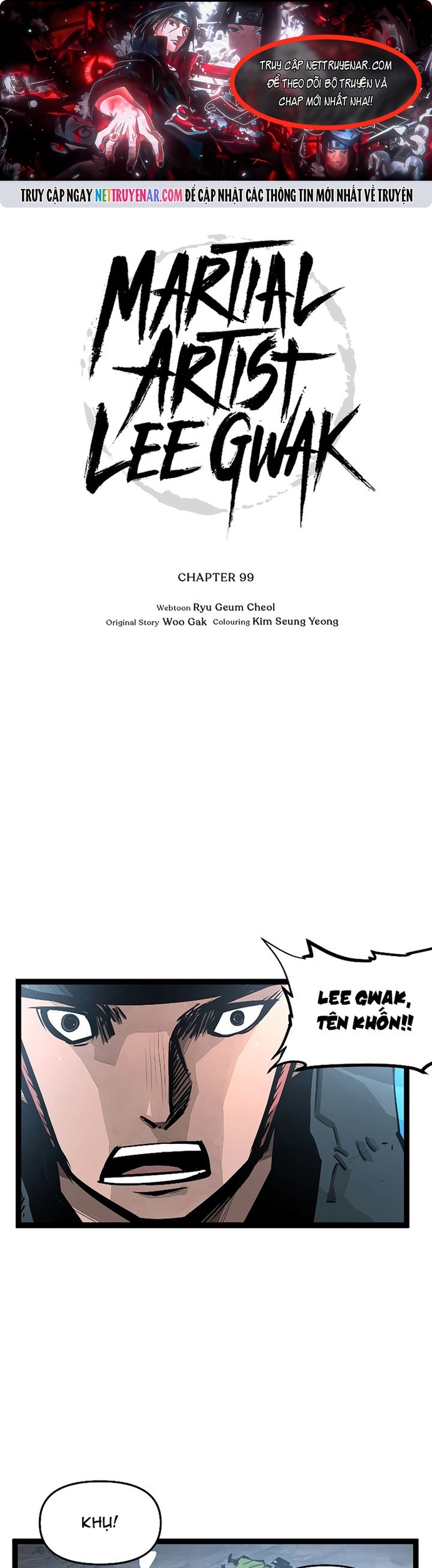 Võ Sĩ Lee Gwak: Chapter 99